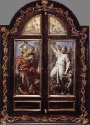 CARRACCI, Annibale Triptych oil painting artist